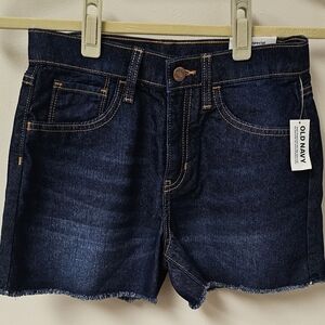 Old Navy Girls Deep Indigo Jean Shorts